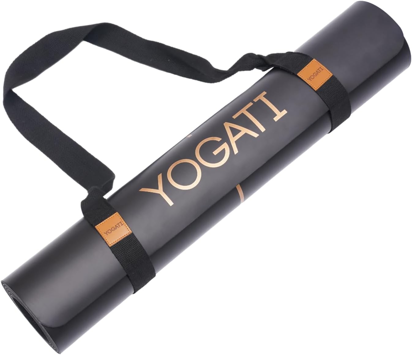 YOGATI® Yoga Mat Straps for Carrying | Adjustable Cotton Yoga Strap for Carrying Mats | Fits Standard and Thick Yoga or Pilates Matt | Practical & Perfect Yoga Mat Carrying Strap Design that Lasts