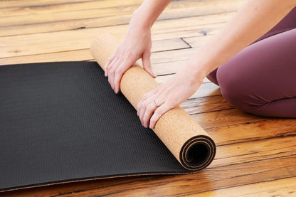 Sol Living Travel Yoga Mat - Natural Tree Rubber for Extra Grip - Non-Slip, Foldable, Eco-Friendly - Perfect for On-the-Go Yoga, Pilates, Fitness, Meditation - 24" x 72", Green