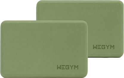 WeGym Yoga blocks with Anti-Slip, Comfortable Grip, Sturdy Sides for Secure Workouts at Home, for Yoga, and Pilate Training