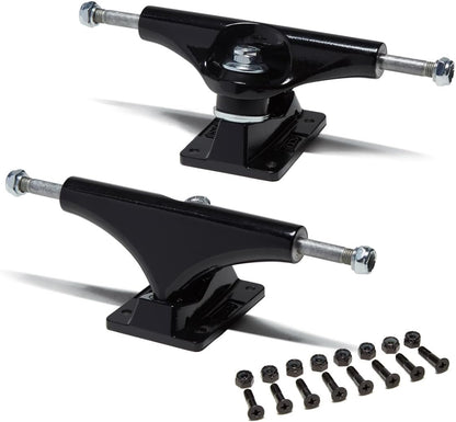 [CCS] Skateboard Trucks - 109mm, 129mm, 139mm, 144mm, 149mm, 169mm Black/Raw W/1" Mounting Hardware