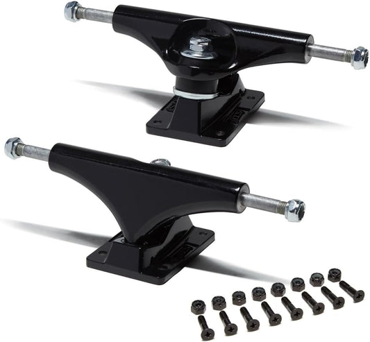 [CCS] Skateboard Trucks - 109mm, 129mm, 139mm, 144mm, 149mm, 169mm Black/Raw W/1" Mounting Hardware