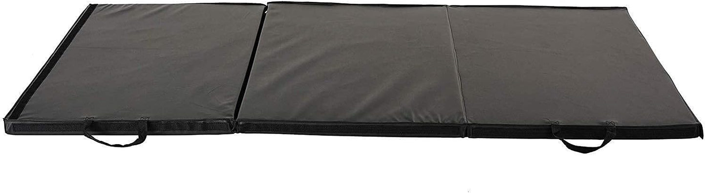 Sunny Health & Fitness Tri-Folding & Puzzle Exercise Mats – Extra Thick, Durable, Non-Slip, Water-Resistant Cushioning for Home Gym, Yoga, MMA, Gymnastics, Cardio, and Core Workouts