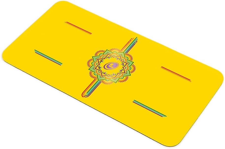 Liforme Yoga Pad - Patented Alignment System, Warrior-like Grip, Non-slip, Eco-friendly, 4.2mm Thick Pad for Knee, Elbow and Hand Support