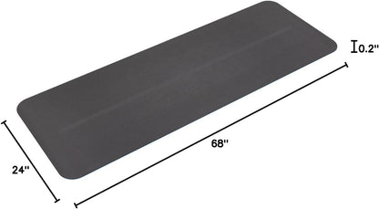 Manduka Begin Yoga Mat 68" - 5mm Cushioning | Comfortable, Lightweight & Reversible with Alignment Stripe | Budget-Friendly | 68 x 24 inches