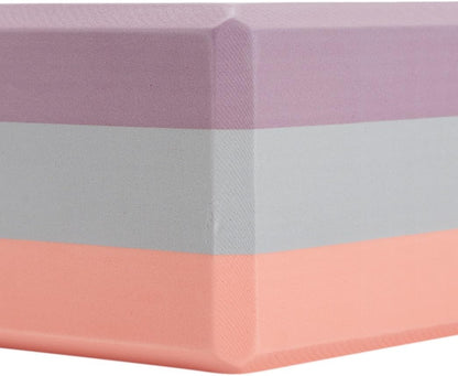 Everyday Yoga Premium Foam Block - Non-Slip High-Density Yoga Block for Balance, Stability & Stretching, EVA Foam Support, Multi Colors (Single Block)
