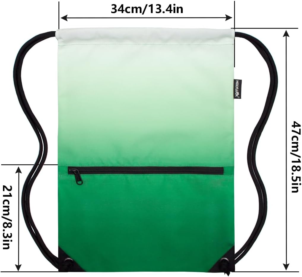 HOLYLUCK Drawstring Backpack Bag Sport Gym Sackpack - Colors A