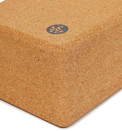 Manduka Yoga Block - Fine-Grain Block, Yoga Equipment, Home Gym Accessory, Pilates Tool, Lightweight for Travel, Extra Firm Workout Accessory with Comfortable Edges