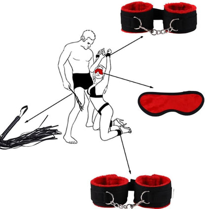 10-Piece Nylon Yoga Endurance Kit, Stylish Stretch Band, Complete Small Tools, Stamina Building, Mutual Training Home Fitness Combo (Red)+Y15
