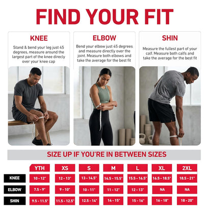 McDavid Moisture Wicking HEX Technology Knee Sleeves for Women/Men, Elbows & Shins Protection, Hex Pads