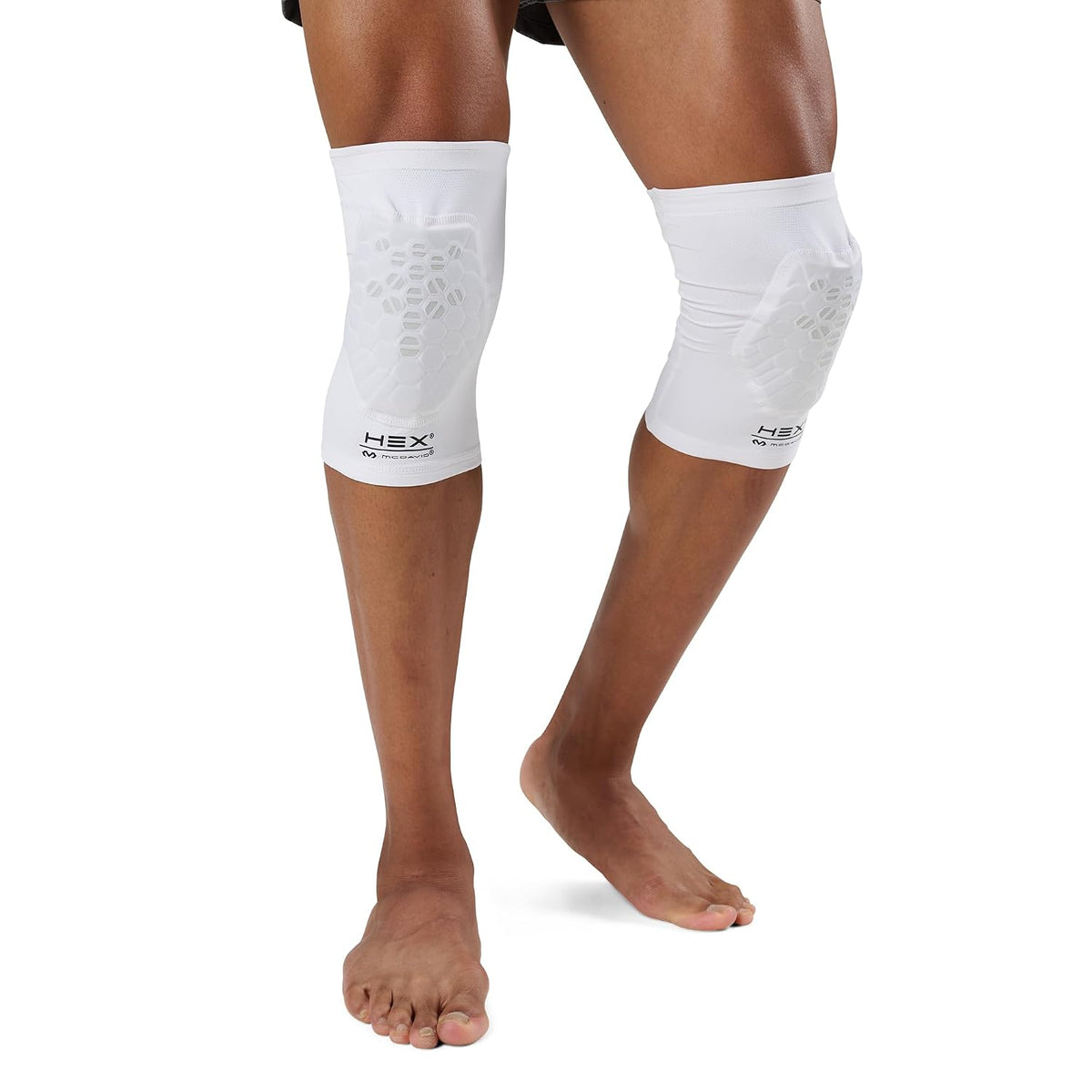 McDavid Moisture Wicking HEX Technology Knee Sleeves for Women/Men, Elbows & Shins Protection, Hex Pads