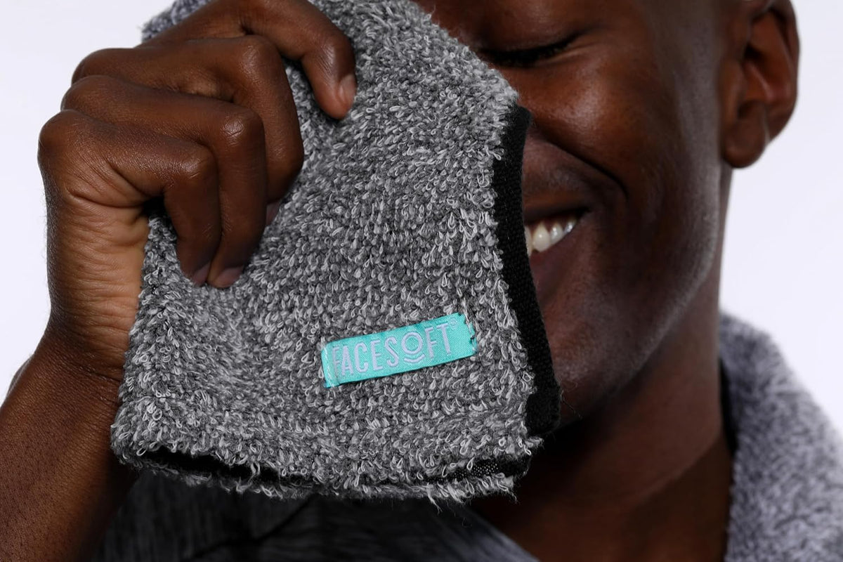 Yoga Towel - Infused with Activated Charcoal to Detoxify and Sweat - Made with Eco-Friendly Aqua-Cotton Yarn - Biodegradable and Sustainable - All Ages