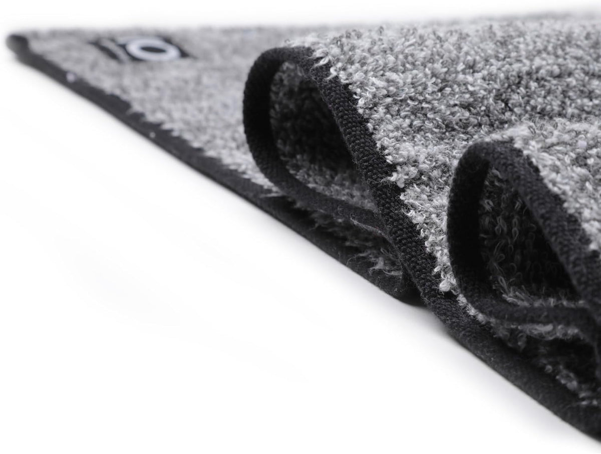 Yoga Towel - Infused with Activated Charcoal to Detoxify and Sweat - Made with Eco-Friendly Aqua-Cotton Yarn - Biodegradable and Sustainable - All Ages