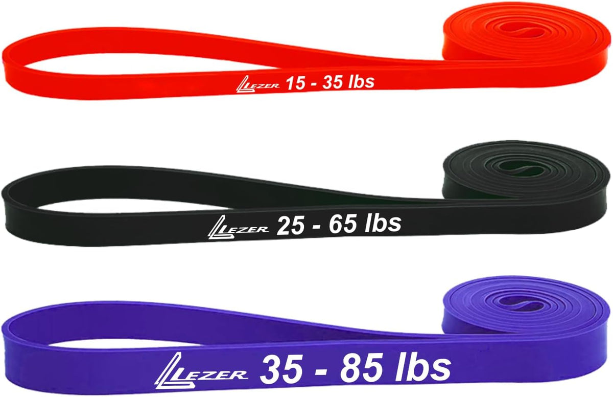 Resistance Bands - Pull Up Bands for Home Gym Fitness, Stretching, Physical Therapy & Training - Includes Instruction