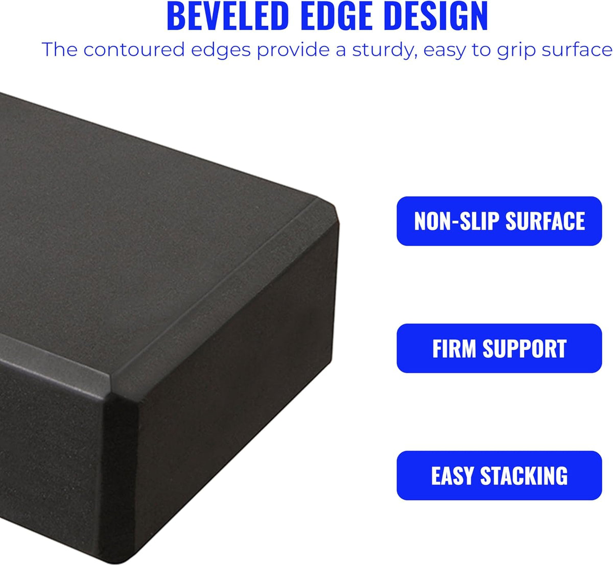 20 Pack 3" Yoga Block, EVA Foam Yoga Brick, 3"x6"x9" | Bulk Workout Brick for Stretching, Pilates, and Workout, Firm and Supportive Exercise Blocks for Home, Schools, and Studios