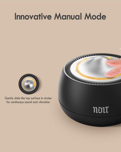 Portable Electronic Tibetan Singing Bowl, 8 Healing Frequencies (369-963Hz), Auto & Manual Modes, Vibration Therapy with Timer, USB-C Rechargeable Meditation Device for Relaxation