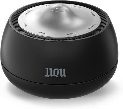 Portable Electronic Tibetan Singing Bowl, 8 Healing Frequencies (369-963Hz), Auto & Manual Modes, Vibration Therapy with Timer, USB-C Rechargeable Meditation Device for Relaxation