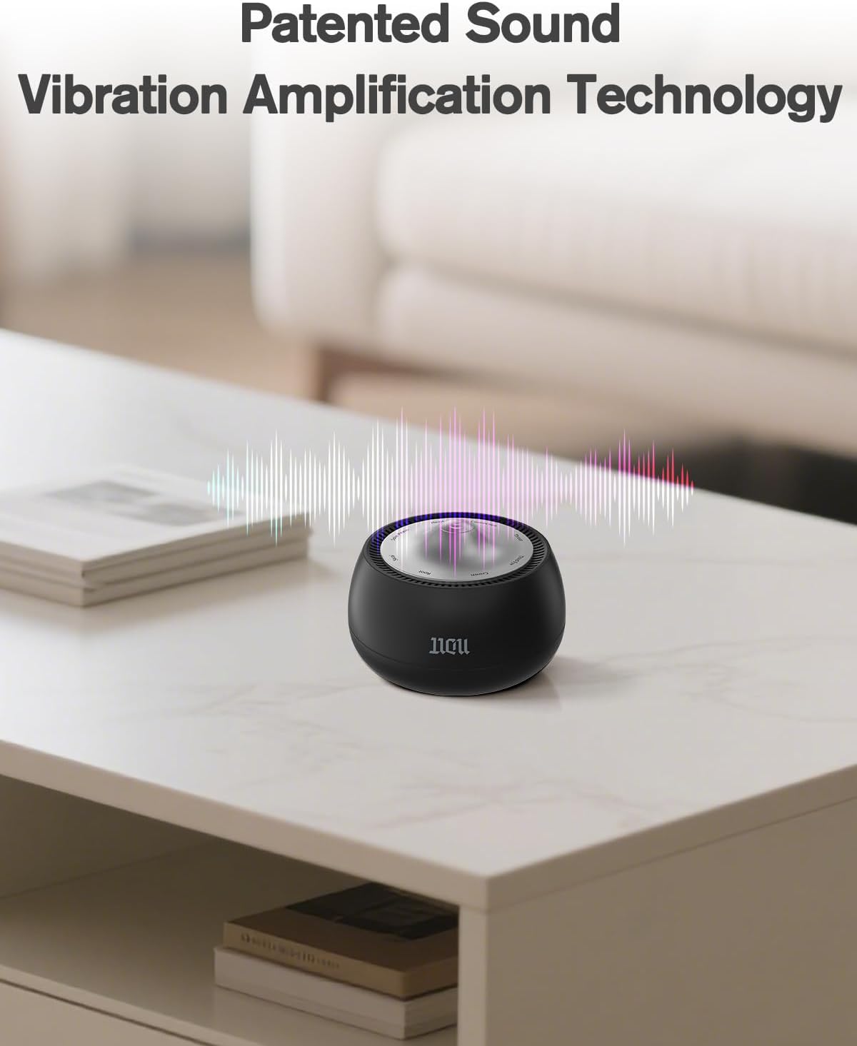 Portable Electronic Tibetan Singing Bowl, 8 Healing Frequencies (369-963Hz), Auto & Manual Modes, Vibration Therapy with Timer, USB-C Rechargeable Meditation Device for Relaxation