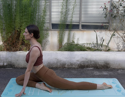 【 】Yoga Mat * Nature Line -- Unique coating technique, Great wear resistance for a longer service life, Vividly printed pattern to protect eyes, Natural rubber base, Strong bounce resilience, Absorb sweat instantly to stay dry, Clean and hygienic.