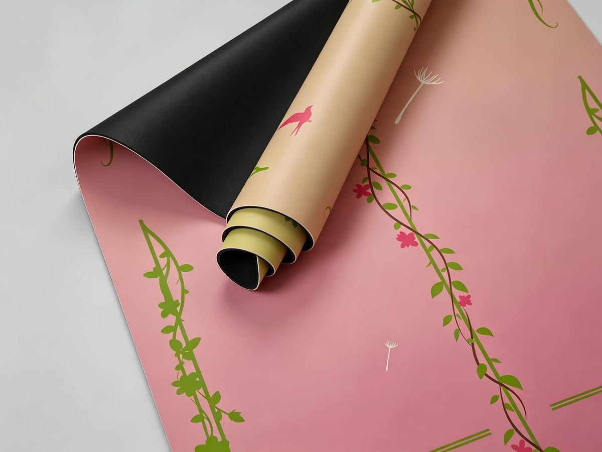 【 】Yoga Mat * Nature Line -- Unique coating technique, Great wear resistance for a longer service life, Vividly printed pattern to protect eyes, Natural rubber base, Strong bounce resilience, Absorb sweat instantly to stay dry, Clean and hygienic.