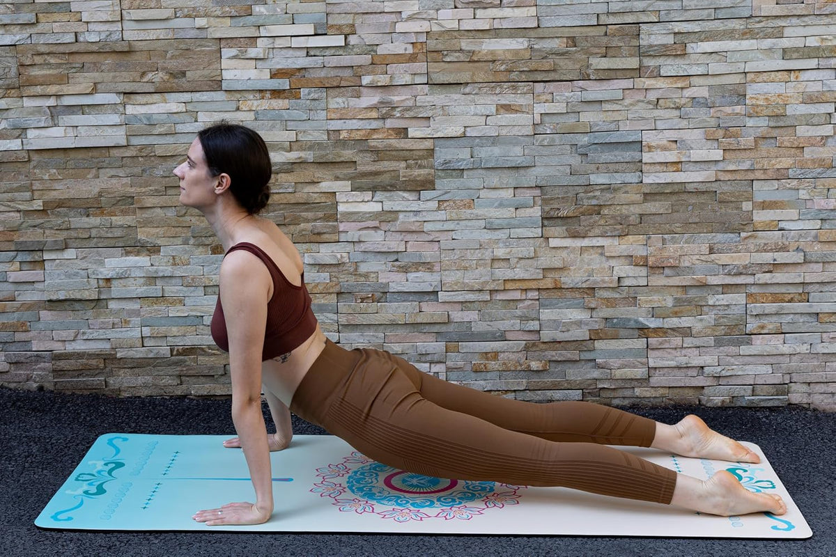 【 】Yoga Mat * Nature Line -- Unique coating technique, Great wear resistance for a longer service life, Vividly printed pattern to protect eyes, Natural rubber base, Strong bounce resilience, Absorb sweat instantly to stay dry, Clean and hygienic.