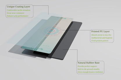 【 】Yoga Mat * Nature Line -- Unique coating technique, Great wear resistance for a longer service life, Vividly printed pattern to protect eyes, Natural rubber base, Strong bounce resilience, Absorb sweat instantly to stay dry, Clean and hygienic.