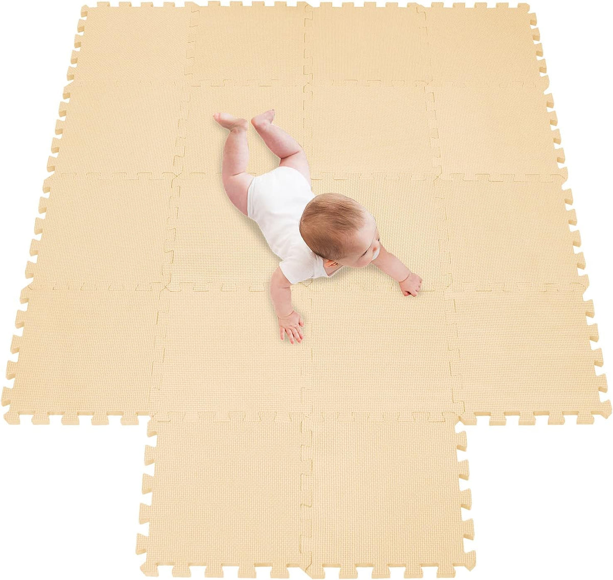 Foam Play Mat Thick Soft EVA Interlocking Foam Floor Mats Children Yoga Exercise Multi Jigsaw Puzzle Blocking Board Kids Playmats Play Grey L