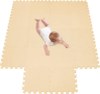 Foam Play Mat Thick Soft EVA Interlocking Foam Floor Mats Children Yoga Exercise Multi Jigsaw Puzzle Blocking Board Kids Playmats Play Grey L