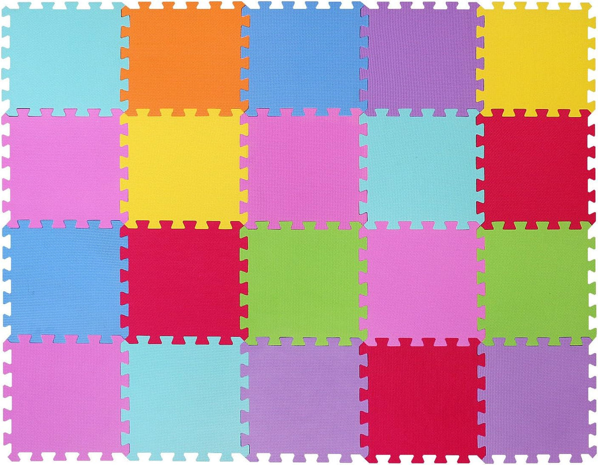 Foam Play Mat Thick Soft EVA Interlocking Foam Floor Mats Children Yoga Exercise Multi Jigsaw Puzzle Blocking Board Kids Playmats Play Grey L