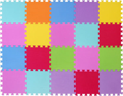 Foam Play Mat Thick Soft EVA Interlocking Foam Floor Mats Children Yoga Exercise Multi Jigsaw Puzzle Blocking Board Kids Playmats Play Grey L