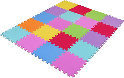 Foam Play Mat Thick Soft EVA Interlocking Foam Floor Mats Children Yoga Exercise Multi Jigsaw Puzzle Blocking Board Kids Playmats Play Grey L
