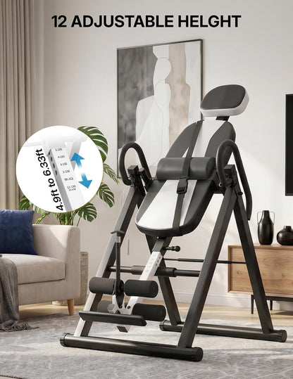 YOLEO Gravity Inversion Table for Back Pain Relief 2026 New Inversion Table