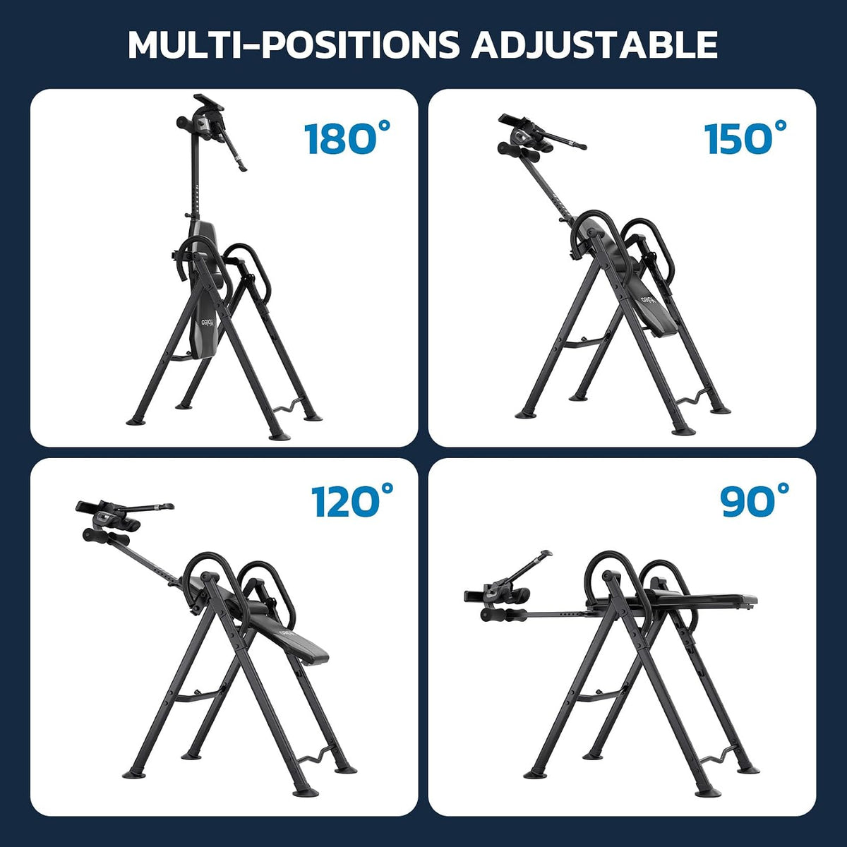 YOLEO Gravity Inversion Table for Back Pain Relief 2026 New Inversion Table