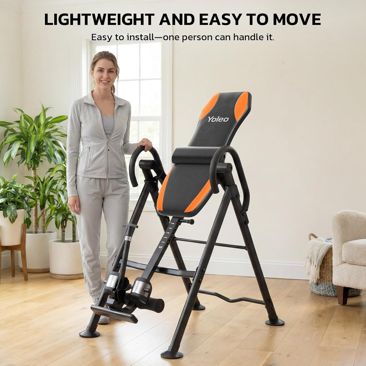 YOLEO Gravity Inversion Table for Back Pain Relief 2026 New Inversion Table