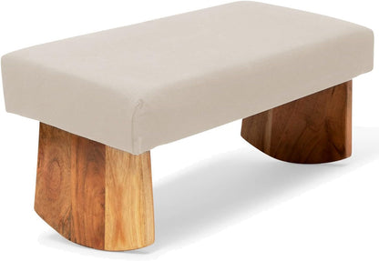 Meditation Bench (Zen Black), Seiza, Sustainable Acacia Wood with Curved Bottom Edges for the Perfect Posture, Meditation Stool, Prayer Bench, Meditation Chair, Yoga Stool