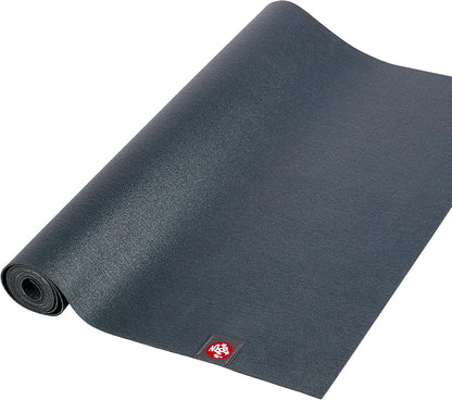 eKO SuperLite Yoga Mat - 1.5mm Natural Rubber | Foldable & Travel Friendly | Soft Textured Surface | Eco-friendly