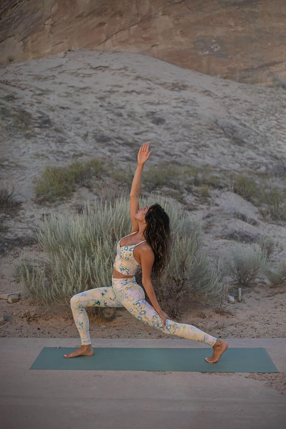 eKO SuperLite Yoga Mat - 1.5mm Natural Rubber | Foldable & Travel Friendly | Soft Textured Surface | Eco-friendly