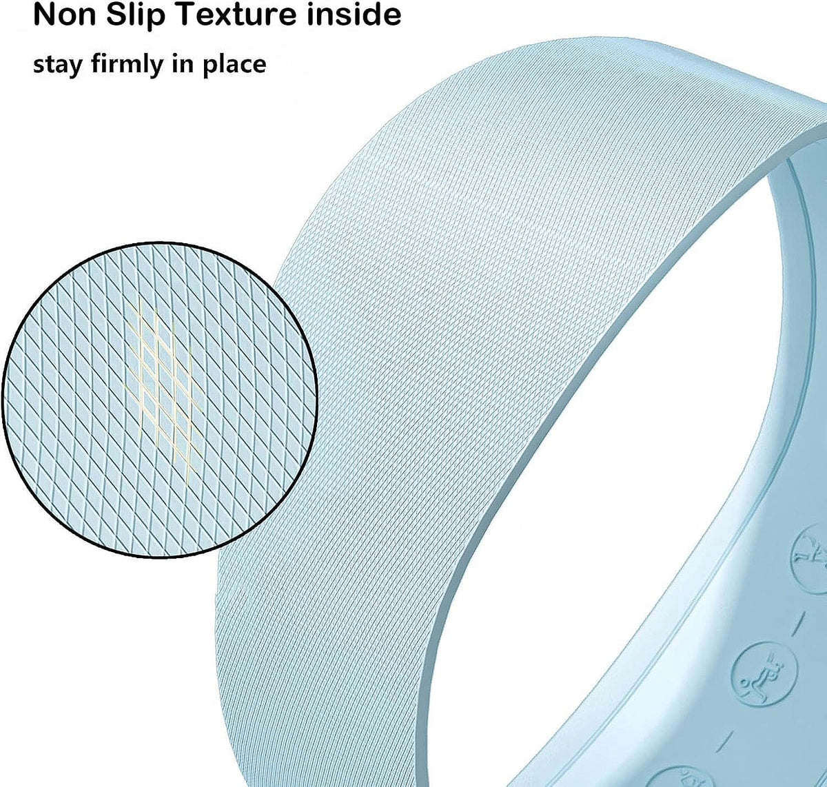 Silicone Booty Bands for Legs and Glute, Non Slip Extra Wide Thick Resistance Loop Bands, Mini Exercise Bands Set of 3, Workout Bands for Hip, Thigh, Pilates, Squat, Gym, Fitness for Women and Men