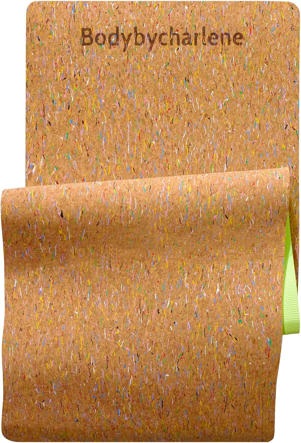Air Cork Yoga Mat - - Non Slip, Anti Skid Cork Surface with TPE Backing - 71"X24"X10mm Thick Yoga Mats!