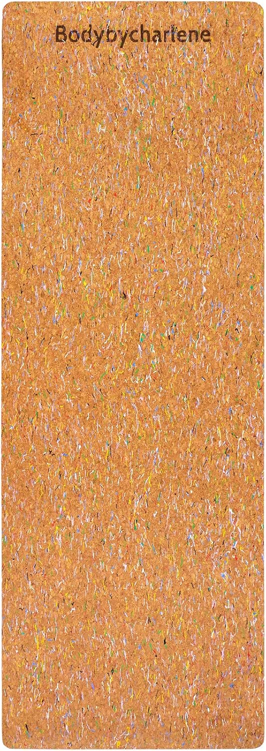 Air Cork Yoga Mat - - Non Slip, Anti Skid Cork Surface with TPE Backing - 71"X24"X10mm Thick Yoga Mats!