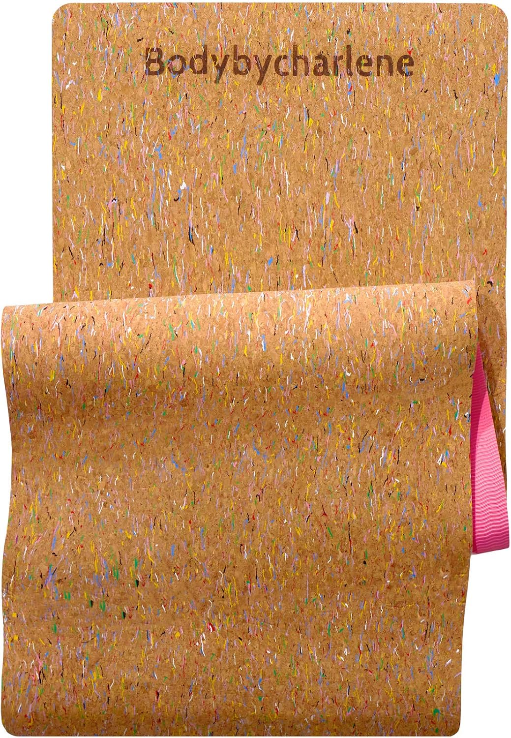 Air Cork Yoga Mat - - Non Slip, Anti Skid Cork Surface with TPE Backing - 71"X24"X10mm Thick Yoga Mats!