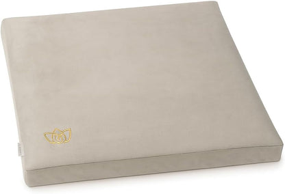 Meditation Cushion Velvet Floor Pillow with Buckwheat Fill