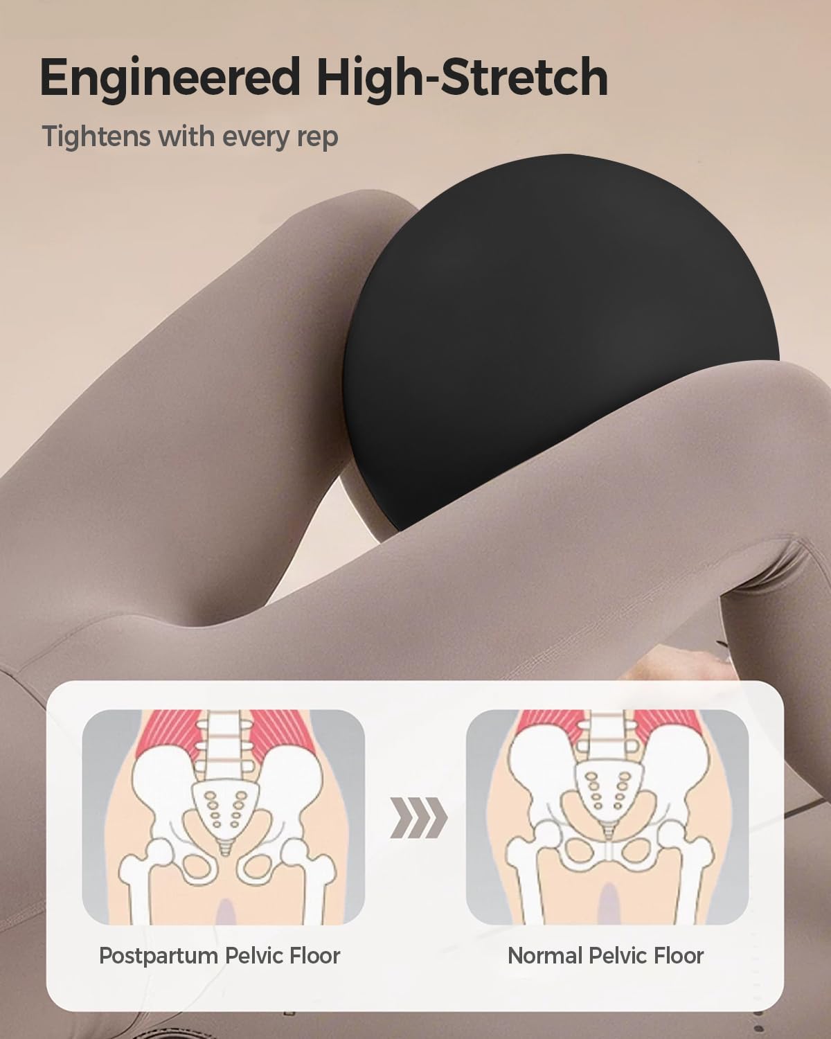Exercise Ball Anti-Burst - Thickened Yoga Ball Pilates Ball for Physical Therapy, Fitness Ball for Workout, Core Strength and Physical Therapy