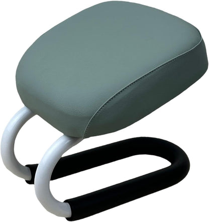 Meditation Bench, Adjustable Height Kneeling Stool with Thick Cushion, Deep Red Seiza Chair for Yoga Zen Prayer Practice