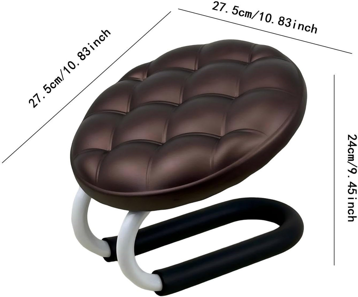 Meditation Bench, Adjustable Height Kneeling Stool with Thick Cushion, Deep Red Seiza Chair for Yoga Zen Prayer Practice