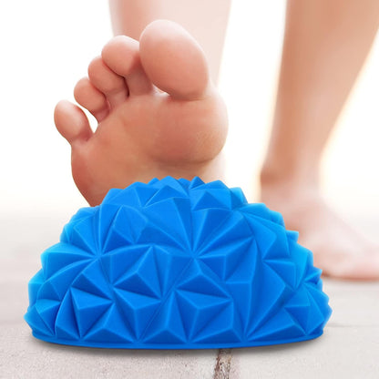 Hedgehog Balance Pods for Exercise, Core Body Balancing, Balance Pods for Youth & Adults with Hand Pump - Set of 5