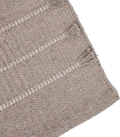 Herbal Organic Cotton Yoga Mat - Eco-Friendly Hand-Woven Non-Slip Rug - Thick & Comfortable (24”x72”x5mm) for Home Fitness & Yoga