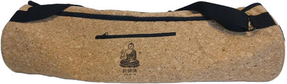Semi-Rigid Cork Yoga Mat Bag - Tubular Shape Carrier, Durable & Eco-Friendly
