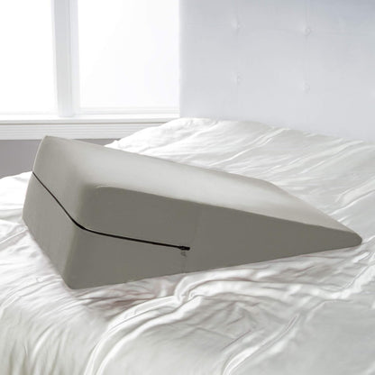 Micro-Velvet Slant 7” Height - Firm Density Bed Wedge for Back and Knee Support