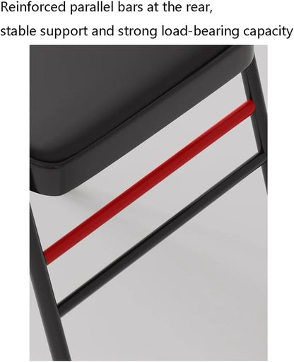 Yoga Chair - Portable Folding Backless Chair with Non-Slip Feet Covers and Double Beam Design