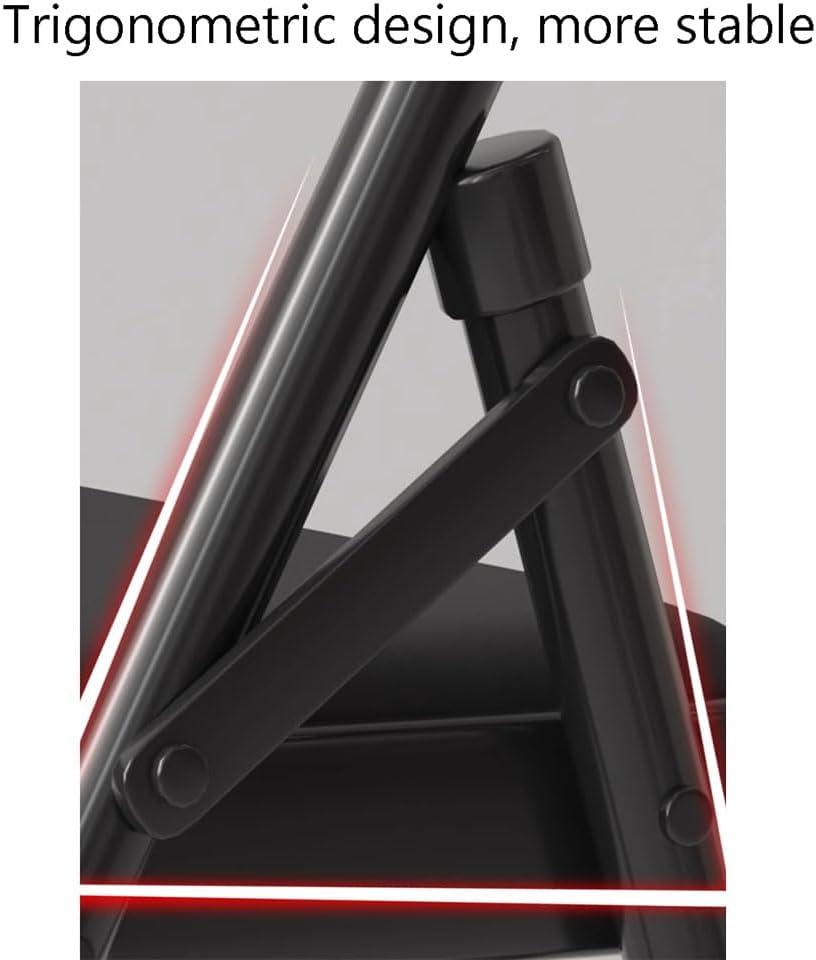 Yoga Chair - Portable Folding Backless Chair with Non-Slip Feet Covers and Double Beam Design